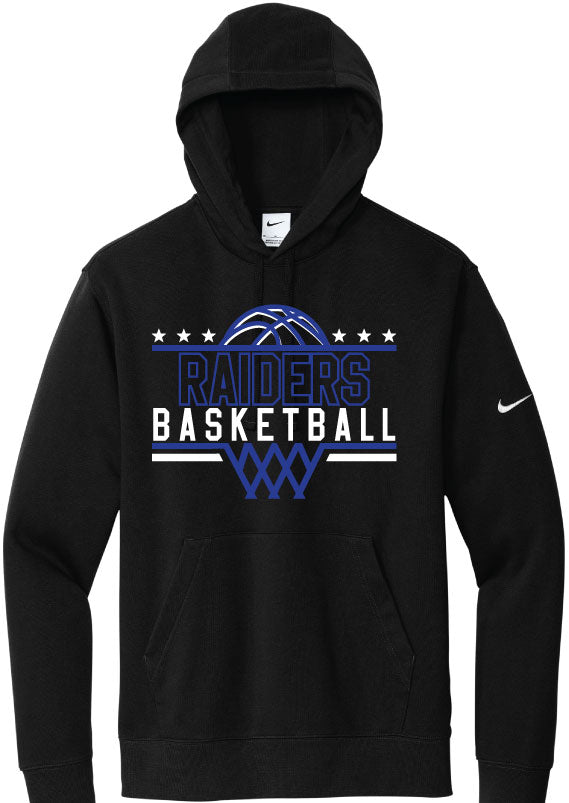 Nike Club Fleece Sleeve Swoosh Pullover Hoodie With Full Front Logo NKDR1499