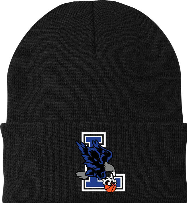 CP90 Port & Company® - Knit Cap Flip Up Beanie With Embroidered Logo