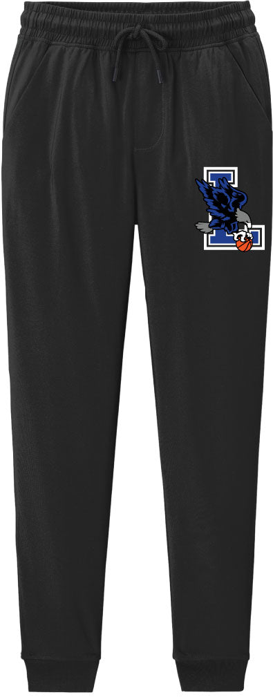 DT6107 District® V.I.T.™ Fleece Jogger With Logo On Left Leg